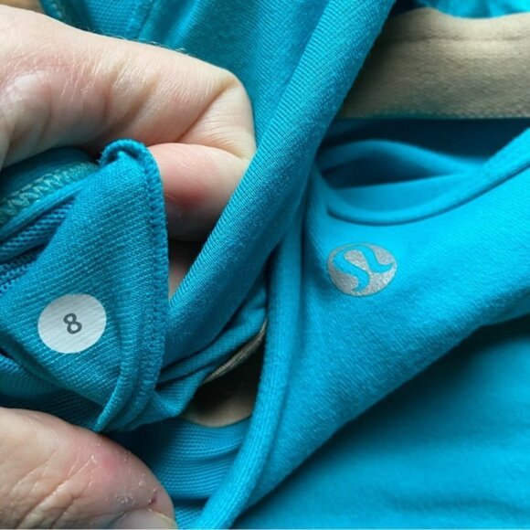 Lululemon Power Y Tank *Luon Light Beaming Blue size 8 - Picture 5 of 7